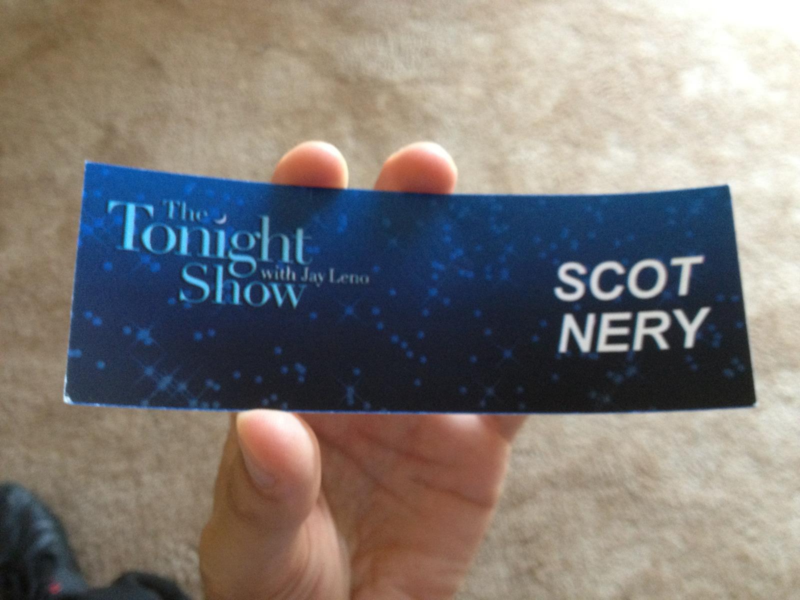 The Tonight Show with Jay Leno .. Scot Nery
